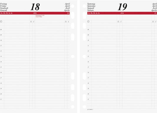 RIDOIDE Timing 1 Tageskalender 2026 7065900006.26 1T/1S ML 14.8x21cm Idealshop
