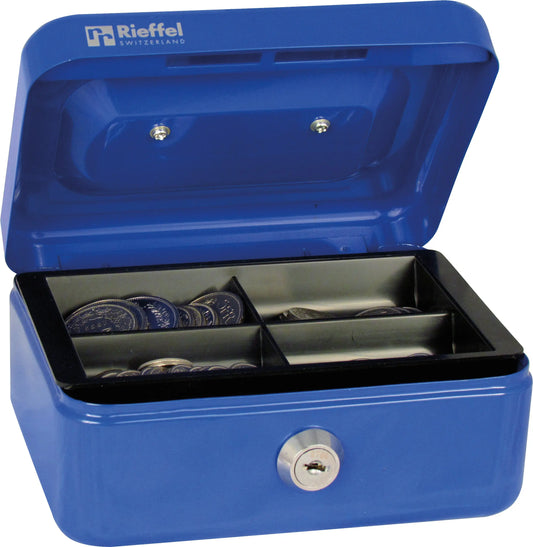 RIEFFEL SWITZERLAND Geldkassette Valorit A19085 7x15,3x12cm blau Idealshop