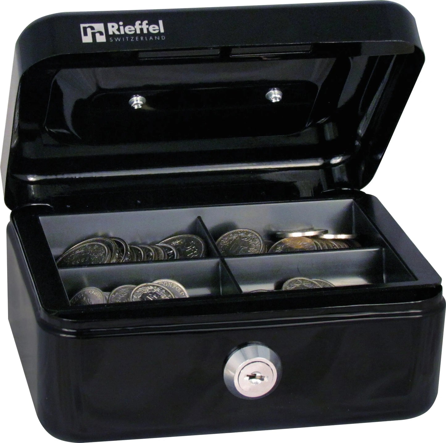 RIEFFEL SWITZERLAND Geldkassette Valorit A19087 7x15,3x12cm schwarz Idealshop