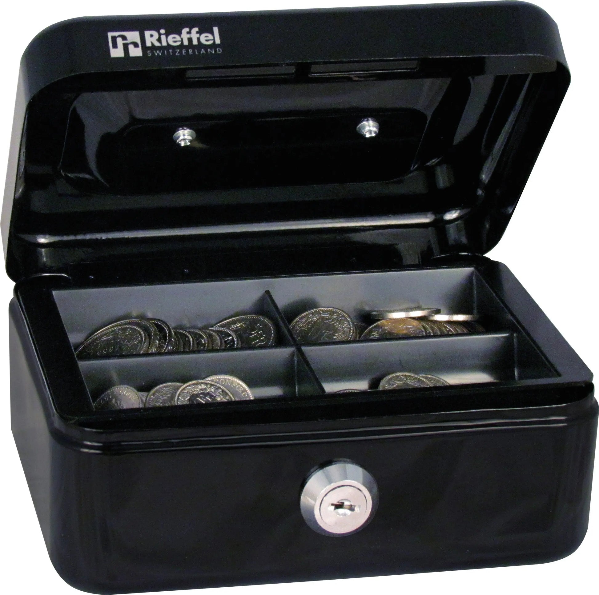 RIEFFEL SWITZERLAND Geldkassette Valorit A19087 7x15,3x12cm schwarz Idealshop