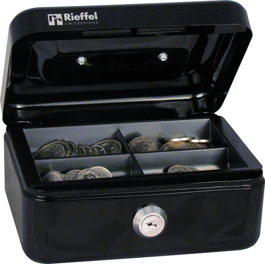 RIEFFEL SWITZERLAND Geldkassette Valorit A19087 7x15,3x12cm schwarz Idealshop
