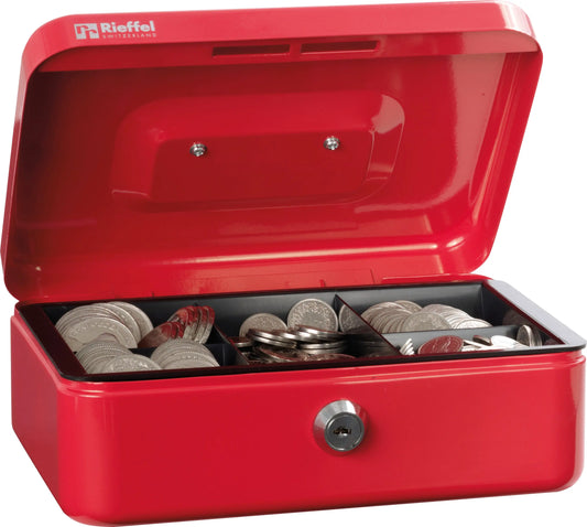 RIEFFEL SWITZERLAND Geldkassette Valorit A19089 7,7x20,7x15,7cm rot Idealshop