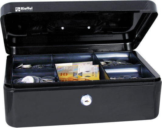 RIEFFEL SWITZERLAND Geldkassette Valorit A19096 10x30x21,7cm schwarz Idealshop