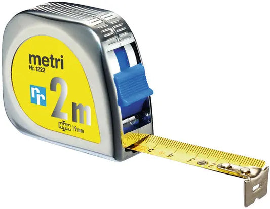 RIEFFEL SWITZERLAND Rollmeter 2m A10104 chrom Idealshop