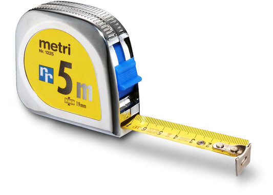 RIEFFEL SWITZERLAND Rollmeter 5m A10110 chrom Idealshop