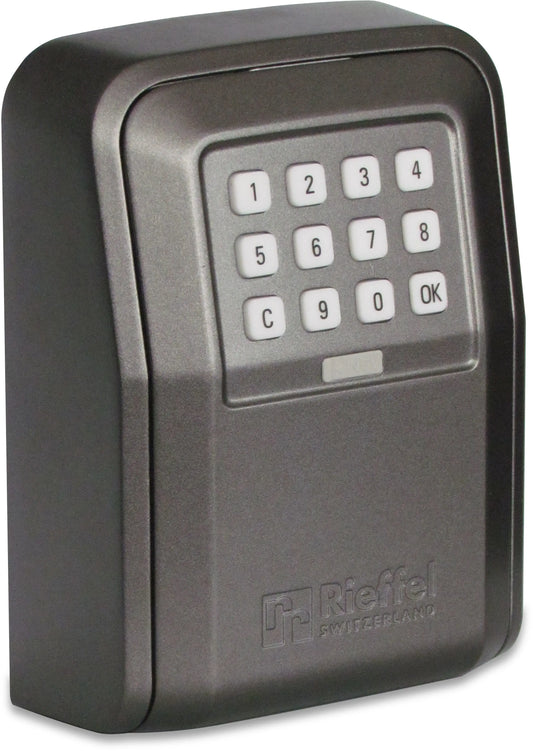RIEFFEL SWITZERLAND Schlüsseldepot 10.5x14.5x55cm A15797 mit Elektronikschloss, grau Idealshop