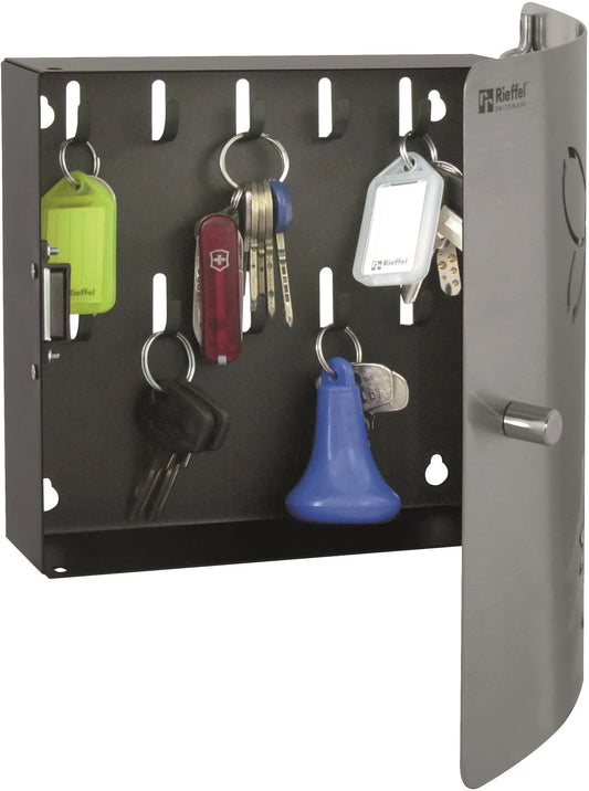 RIEFFEL SWITZERLAND Schlüsselkasten A13358 silber 10 Schlüssel Idealshop
