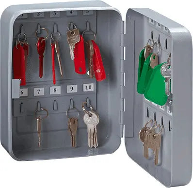 RIEFFEL SWITZERLAND Schlüsselkasten VT silber A19115 20×16×8cm 20 Haken Idealshop