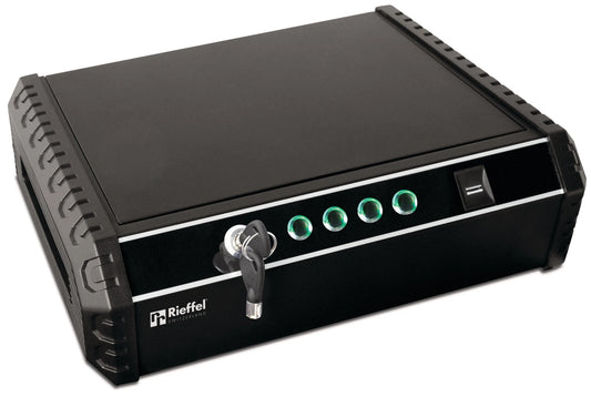 RIEFFEL SWITZERLAND Tresor MiniSafe 370x275x100mm A16517 Elekt. Schloss & Fingerprint Idealshop
