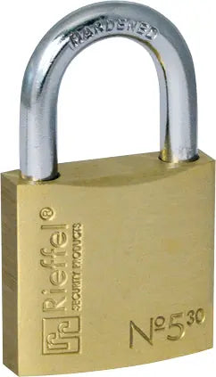RIEFFEL SWITZERLAND Vorhängeschloss Nr.5 16,5mm A11285 Messing Idealshop