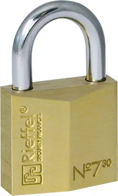 RIEFFEL SWITZERLAND Vorhängeschloss Nr.7 17mm A20779 Messing Idealshop