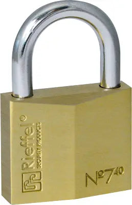 RIEFFEL SWITZERLAND Vorhängeschloss Nr.7 22mm A20806 Messing Idealshop