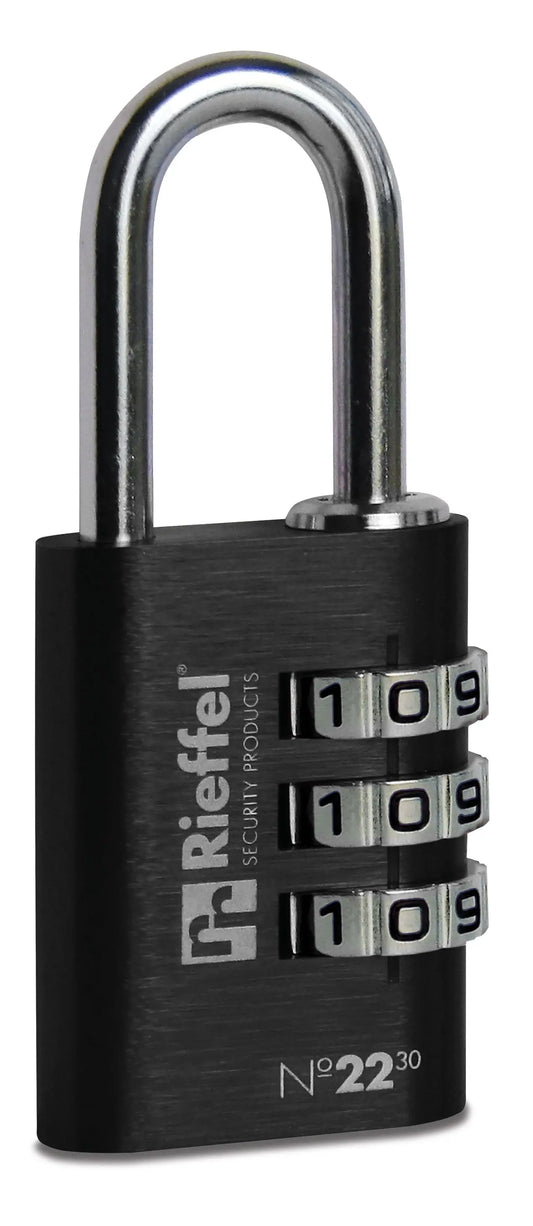 RIEFFEL SWITZERLAND Zahlenschloss Nr.22 30mm A10530 schwarz Idealshop