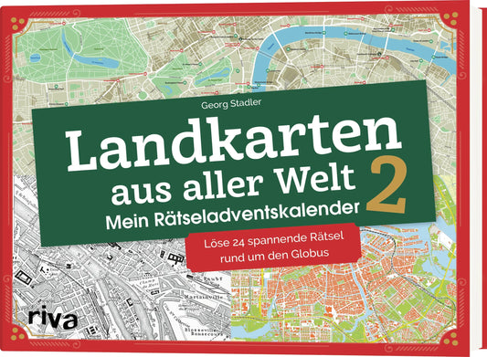 RIVA Adventskalender 132109 Landkarten aus aller Welt 2 Idealshop