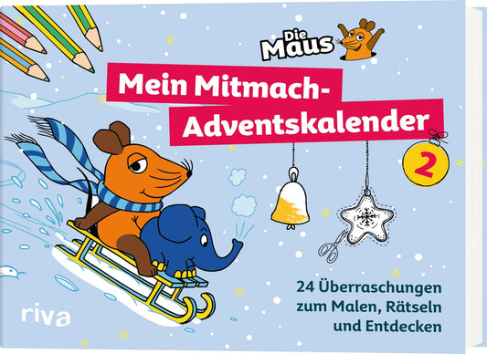 RIVA Adventskalender die Maus 132151 Idealshop