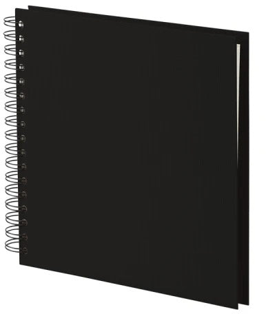 RÖSSLER Fotoalbum 1329452707 29x29cm, schwarz/schwarz Idealshop