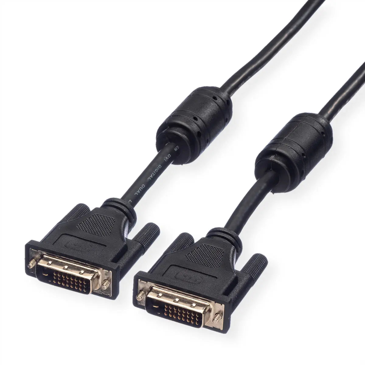 ROLINE DVI Kabel, (24+1) dual link 11.04.5525 Black, ST/ST, 2m Idealshop