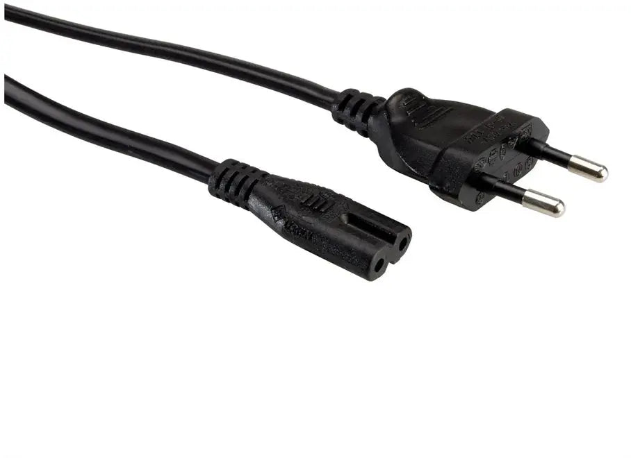 ROLINE Netzkabel Black 19.07.2096 Euro-Flach auf C7 Buchse 1.8m Idealshop