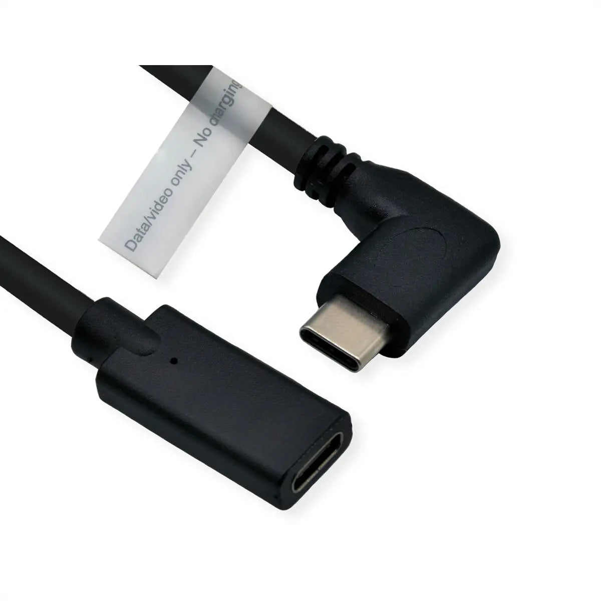 ROLINE USB-C-C, Videokabel-Verl. 11.04.5496 Black, ST/BU 2m Idealshop