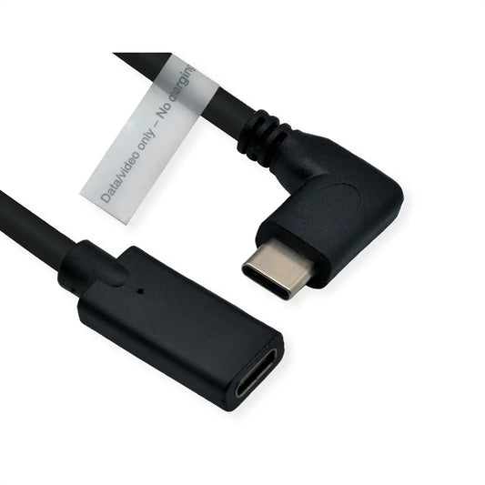 ROLINE USB-C-C, Videokabel-Verl. 11.04.5496 Black, ST/BU 2m Idealshop