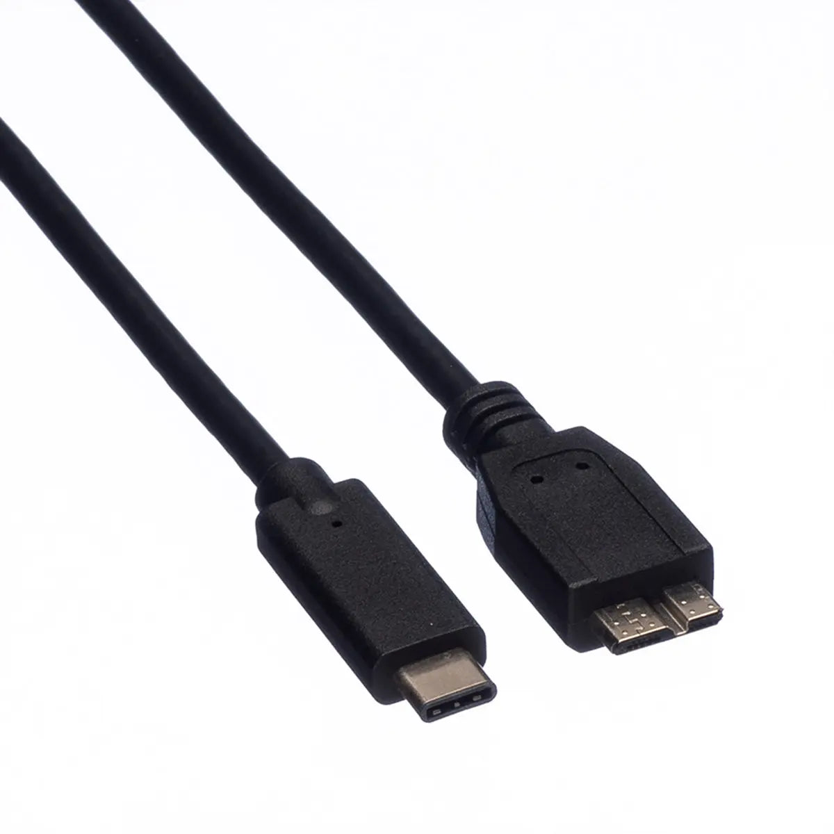 ROLINE USB-C-Micro B, Datenkabel 11.02.9006 Black, ST/ST, 3.2 Gen2 1m Idealshop