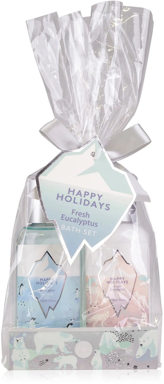 ROOST Badeset Happy Holidays 6054260 Duschgel, Bodylotion 100ml Idealshop