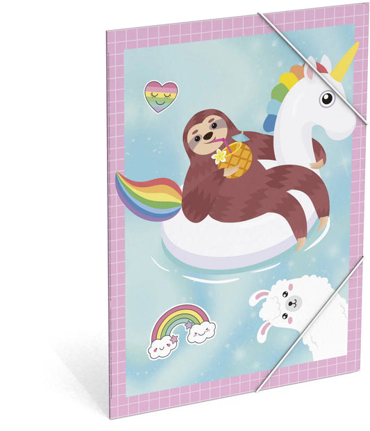 ROOST Gummizugmappe A4 54115/3D Good Vibes Party Idealshop