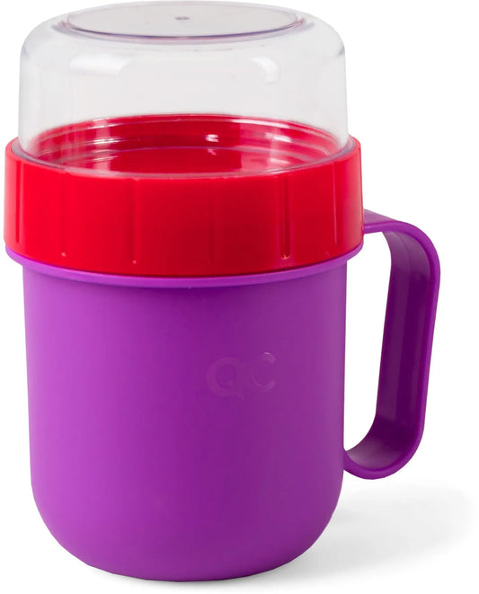 ROOST Lunch Tasse 13x10x15mm 497734 elegant violet/vivid red Idealshop