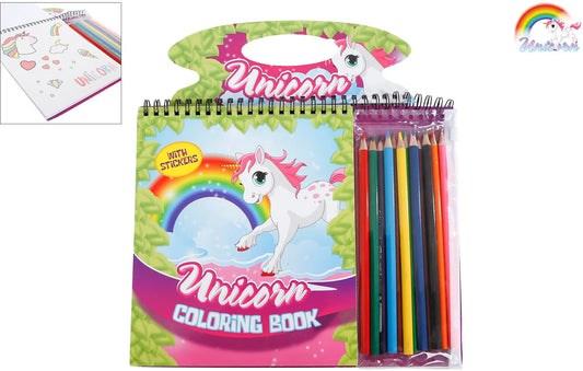 ROOST     Unicorn Malbuch        21x26cm Idealshop