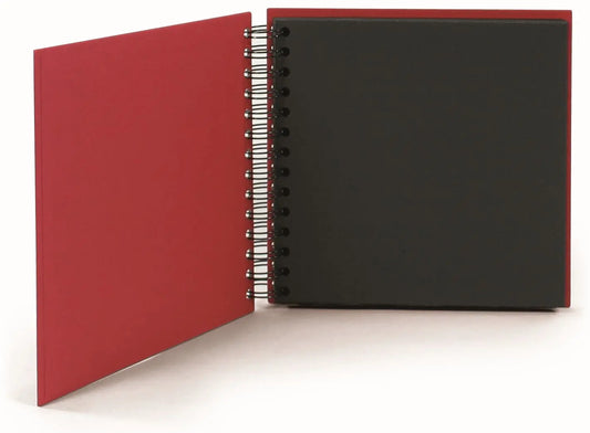 RÖSSLER Fotoalbum 1329452365 18x18cm, rot/schwarz Idealshop