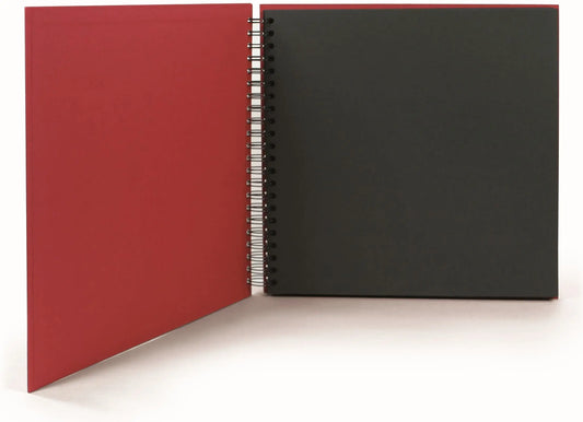 RÖSSLER Fotoalbum 1329452367 29x29cm, rot/schwarz Idealshop