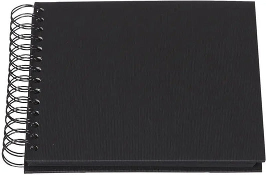 RÖSSLER Fotoalbum 1329452705 18x18cm, schwarz/schwarz Idealshop
