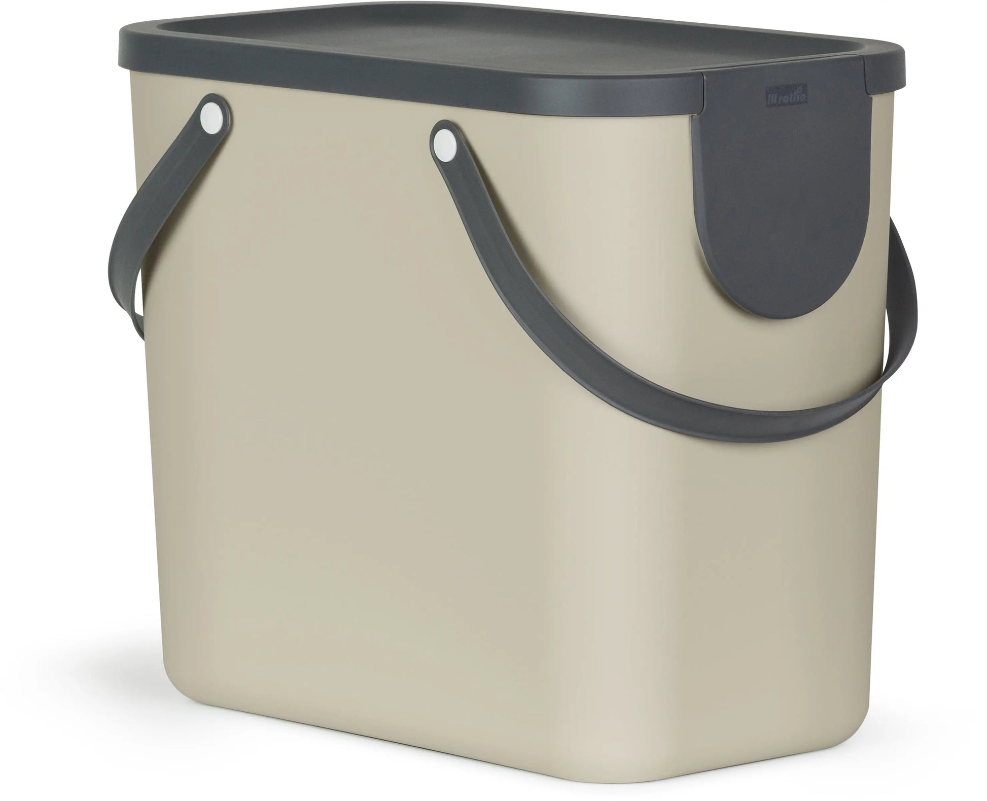 ROTHO Recyclingbox Albula 25lt 1024907422 Cappuccino 180x332x180mm Idealshop