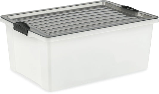 ROTHO Stapelbox Compact 38l 1767708812WS anthrazit/transparent Idealshop