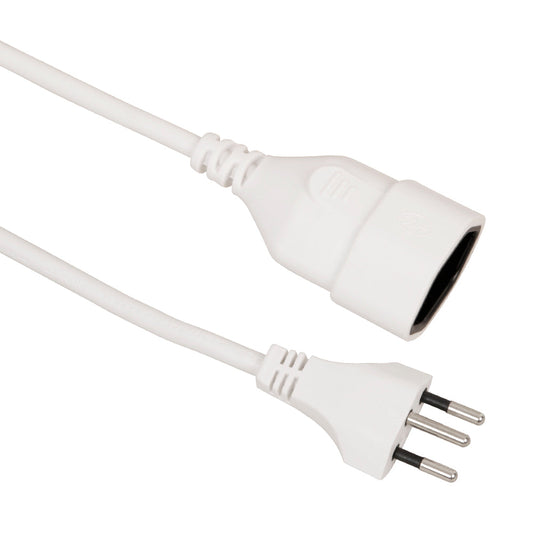 S-ELECTRO Verlängerungskabel 02.900.2WS weiss, 2m Idealshop