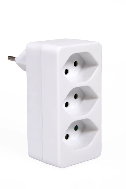 S-ELECTRO Abzweigstecker 85.594.WS weiss, 3xT13 Idealshop