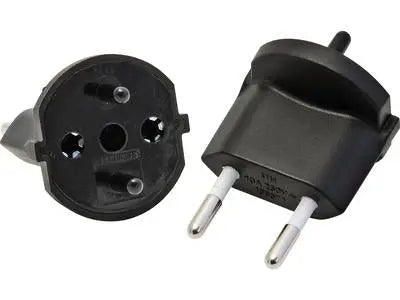 S-ELECTRO Fix-Adapter SchuKo-CH 4.135802 schwarz, 2-polig Idealshop