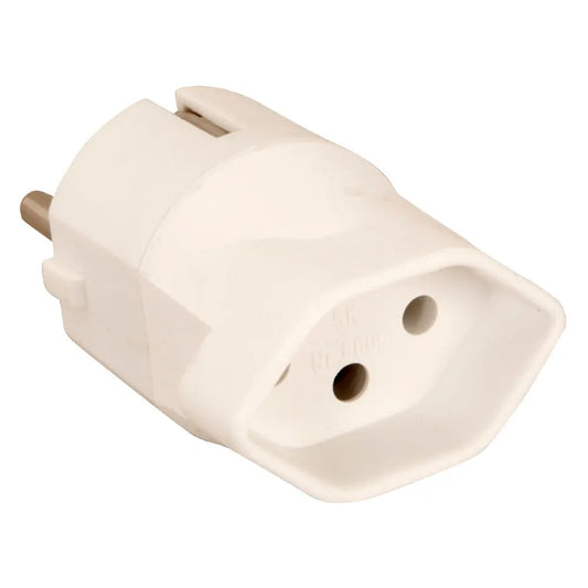 S-ELECTRO Reisestecker 4.8009 weiss,D-CH schutzgeerdet Idealshop