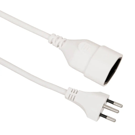 S-ELECTRO Verlängerungskabel 02.900.2WS weiss, 2m Idealshop