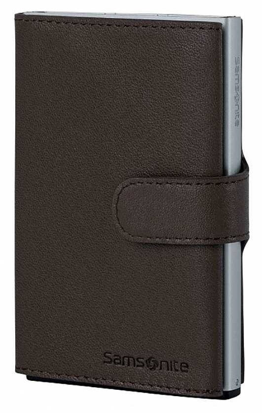 SAMSONITE Slide Up Wallet     dark brown