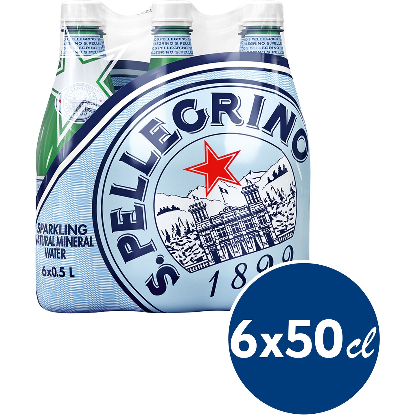 SAN PELLEGRINO mit Kohlensäure 12353482 50cl, 6 Stk. Idealshop