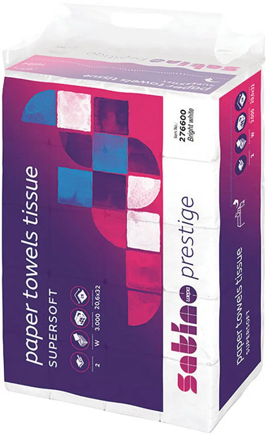 SATINO Interfold-Handtücher 601078 Prestige, 3000 Stk. Idealshop
