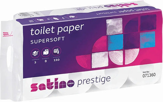 SATINO Toilettenpapier Prestige 600935 150 Coupons, 8 Rollen Idealshop