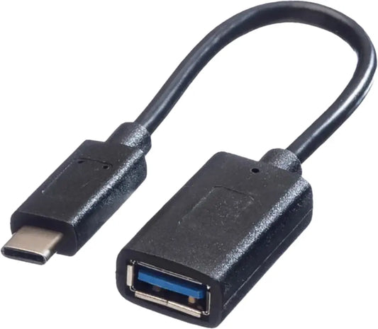 SCHOENENBERGER Cable USB-C to USB-A Female 90.004/11.99.9030 USB 3.2 black Idealshop