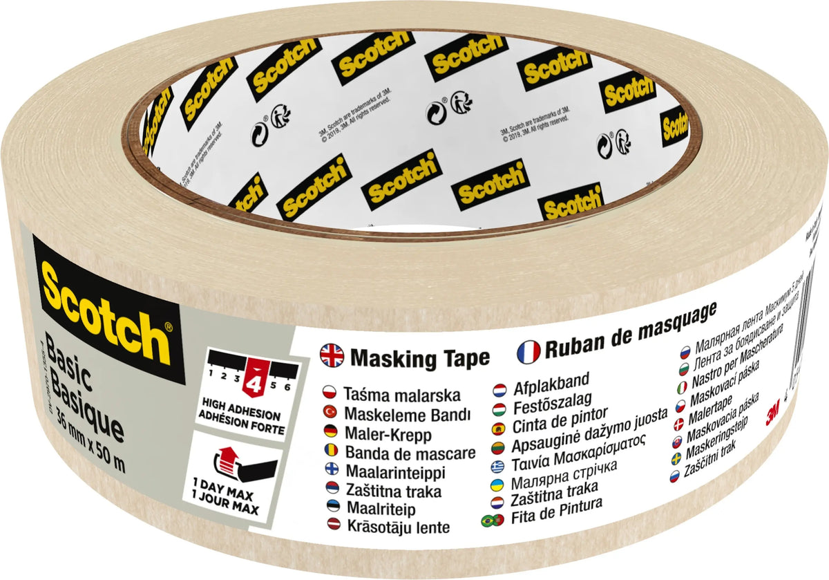 SCOTCH Abdeckband Basic 36mmx50m BASIC3650 beige Idealshop