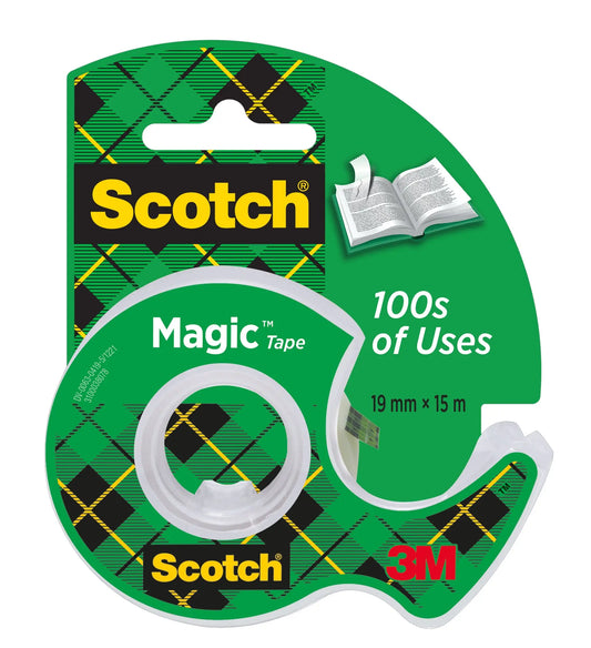 SCOTCH Magic Tape 810 19mmx15m 8-1915D unsichtbar, auf Abroller Idealshop