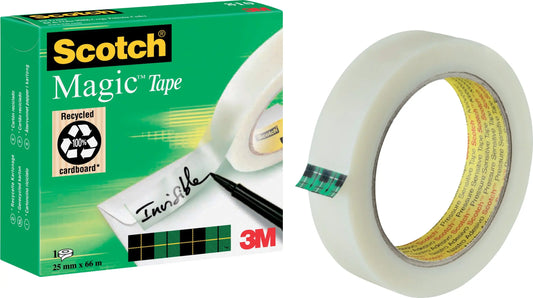 SCOTCH Magic Tape 810 25mmx66m 8102566K unsichtbar, refill Idealshop