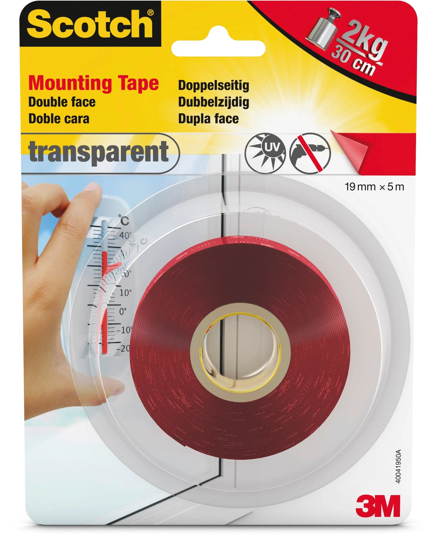 SCOTCH Montageband 19mm×5m 4910C-1950-P transparent Idealshop