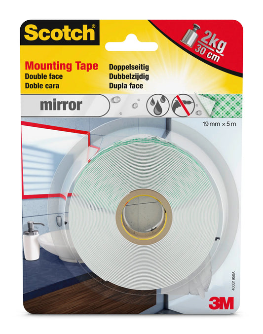 SCOTCH    Montageband Mirror     19mmx5m Idealshop