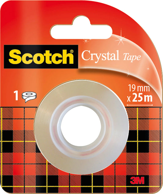 SCOTCH    Rolle Crystal 600     19mmx25m Idealshop